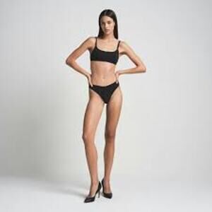 SKIMS Fits Everybody Scoop Bralette Black Size Large L COMFY MINIMALIST LOUNGE 1